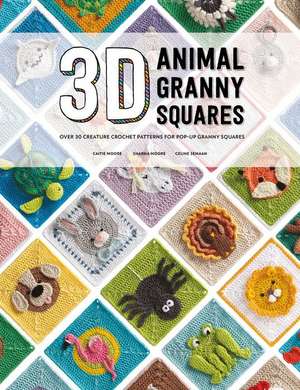 3D Animal Granny Squares de Caitie Moore