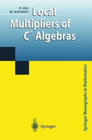 Local Multipliers of C*-Algebras de Pere Ara