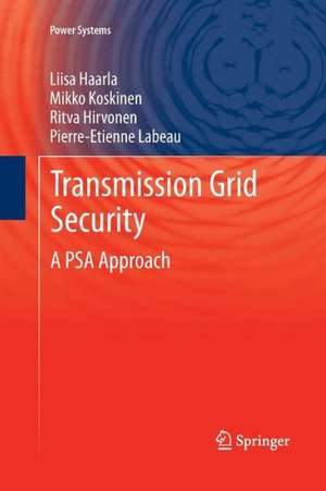 Transmission Grid Security: A PSA Approach de Liisa Haarla