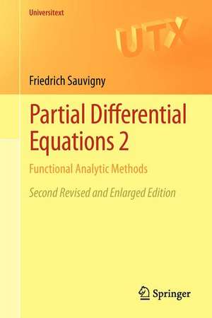 Partial Differential Equations 2: Functional Analytic Methods de Friedrich Sauvigny