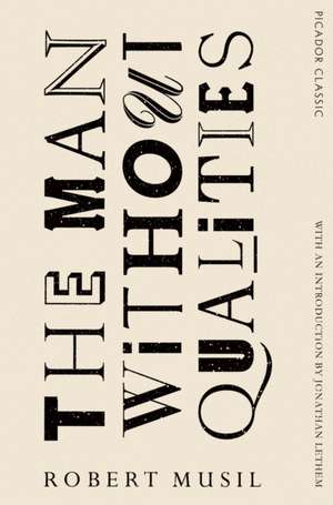 The Man Without Qualities de Robert Musil