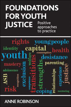 Foundations for Youth Justice: Positive Approaches to Practice de Anne Robinson