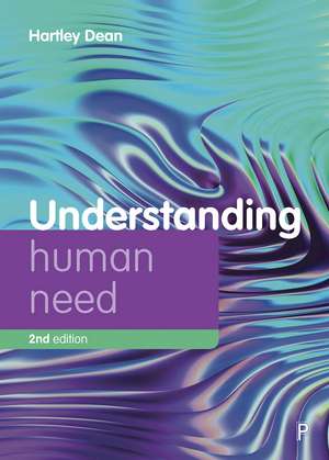 Understanding Human Need de Hartley Dean