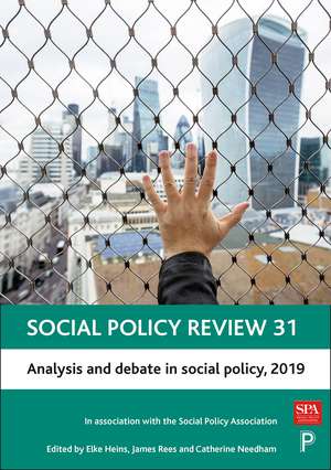 Social Policy Review 31: Analysis and Debate in Social Policy, 2019 de Elke Heins