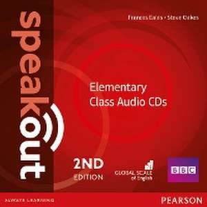 Speakout Elementary 2nd Edition Class CDs (3) de Frances Eales