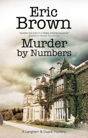 MURDER BY NUMBERS de ERIC BROWN