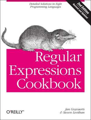 Regular Expressions Cookbook de Jan Goyvaerts