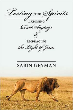 Testing the Spirits de Sabin Geyman