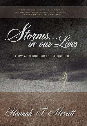 Storms... in Our Lives de T. Merritt Hannah T. Merritt