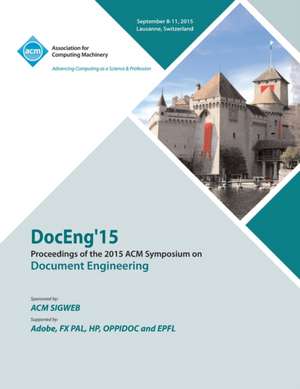 DocEng 15 ACM Symposium on Document Engineering de Doceng Conference Committee