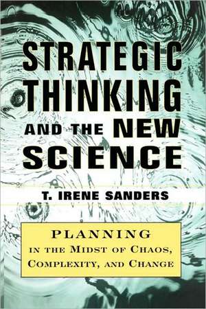 Strategic Thinking and the New Science: Planning in the Midst of Chaos Complexity and Chan de T. Irene Sanders