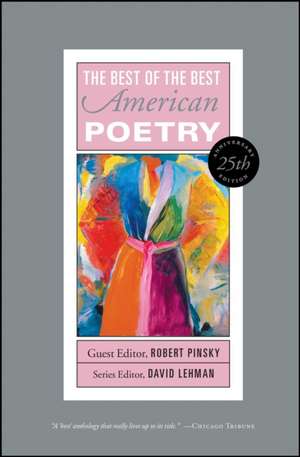 The Best of the Best American Poetry de Robert Pinsky