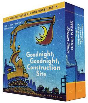 Goodnight, Goodnight, Construction Site and Steam Train, Dream Train Set: Finger Puppet Book de Sherri Duskey Rinker