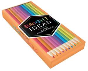 Set de creioane: Bright Ideas Neon de Chronicle Books