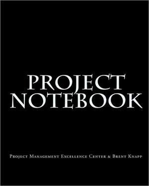 Project Notebook de Brent Knapp