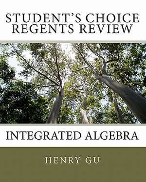 Student's Choice Regents Review de Henry Gu