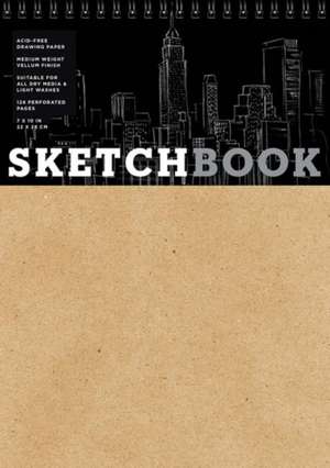 Sketchbook (Basic Medium Spiral FlipTop Landscape Kraft) de Union Square & Co