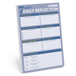 7 Habits Daily Reflection Notepad de Union Square Gift