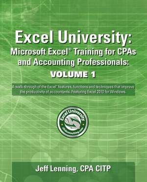 Excel University de Jeff Lenning Cpa