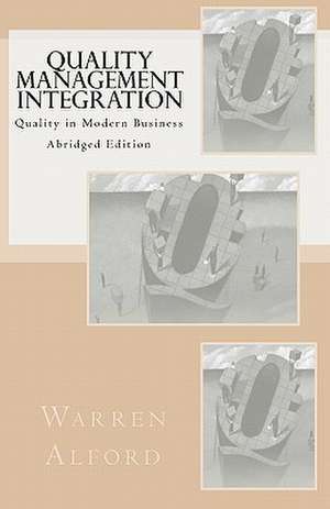 Quality Management Integration de Warren Alford