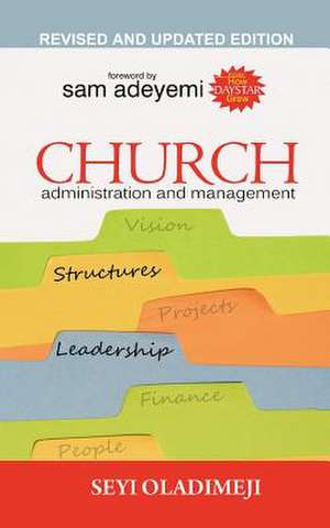 Church Adminisration and Management de Seyi Oladimeji