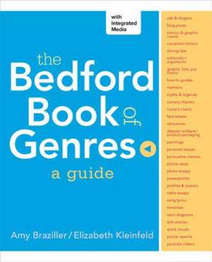 The Bedford Book of Genres: A Guide de Amy Braziller