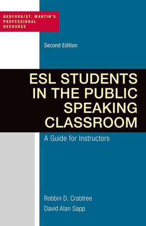 ESL Students in the Public Speaking Classroom de Robbin Crabtree