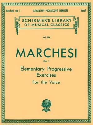 Elementary Progressive Exercises, Op. 1 de Mathilde Marchesi