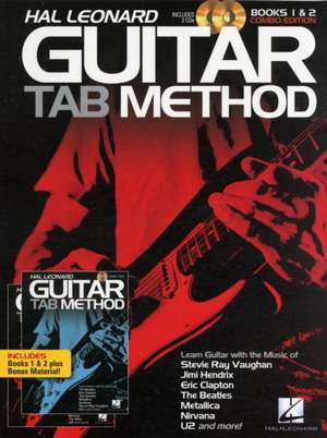 Hal Leonard Guitar Tab Method - Books 1 & 2 Combo Edition Book/Online Audio de Jeff Schroedl