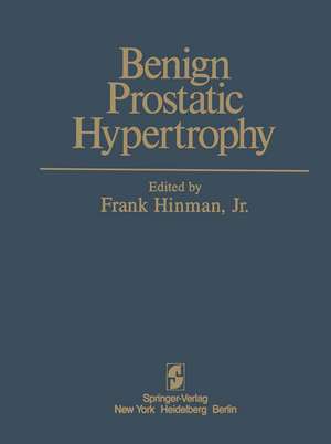 Benign Prostatic Hypertrophy de S. Boyarsky