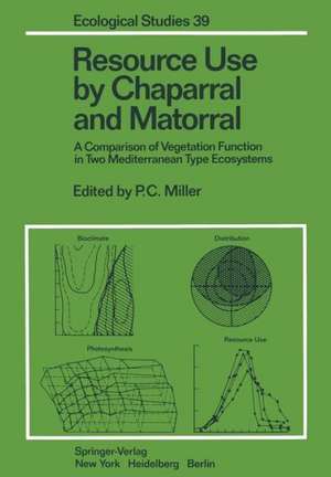 Resource Use by Chaparral and Matorral: A Comparison of Vegetation Function in Two Mediterranean Type Ecosystems de P. C. Miller