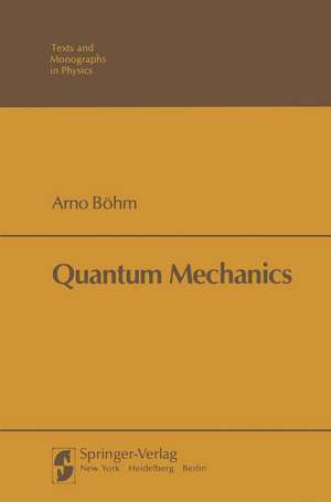 Quantum Mechanics de Boehm