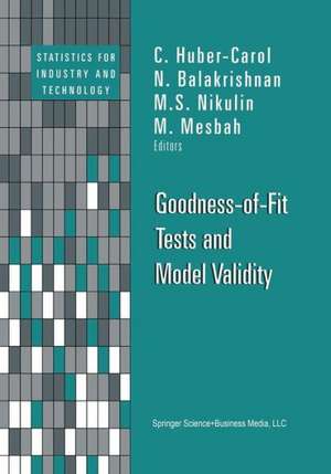 Goodness-of-Fit Tests and Model Validity de C. Huber-Carol