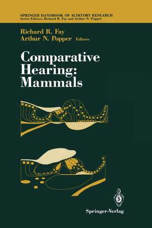 Comparative Hearing: Mammals de Richard R. Fay
