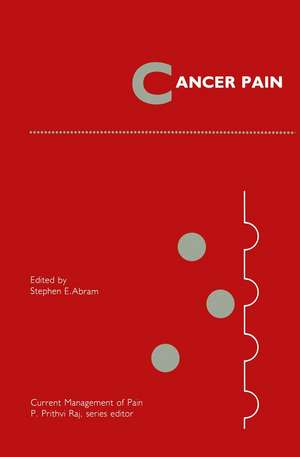 Cancer Pain de S.E. Abram