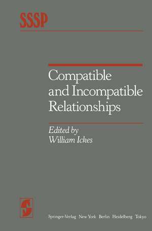 Compatible and Incompatible Relationships de W. Ickes