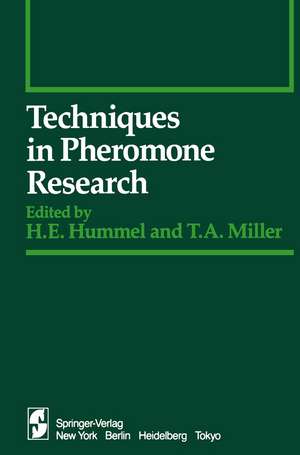 Techniques in Pheromone Research de Hans E. Hummel