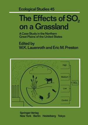 The Effects of SO2 on a Grassland: A Case Study in the Northern Great Plains of the United States de William Williams