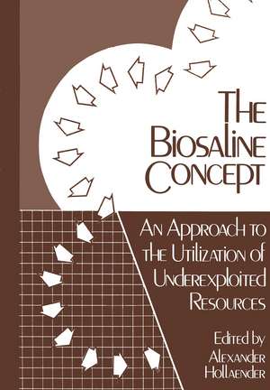 The Biosaline Concept: An Approach to the Utilization of Underexploited Resources de Alexander Hollaender