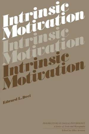 Intrinsic Motivation de Edward L. Deci