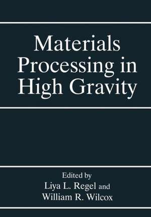 Materials Processing in High Gravity de Liya L. Regel