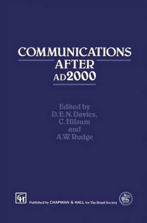 Communications After ad2000 de D.E.N. Davies