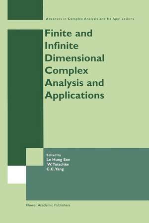 Finite or Infinite Dimensional Complex Analysis and Applications de Le Hung Son