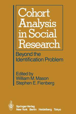 Cohort Analysis in Social Research: Beyond the Identification Problem de W. M. Mason