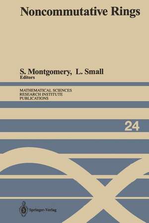 Noncommutative Rings de Susan Montgomery