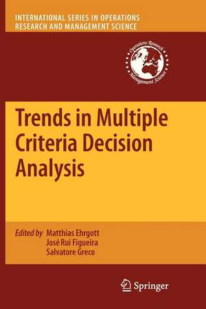 Trends in Multiple Criteria Decision Analysis de Salvatore Greco