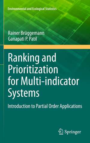 Ranking and Prioritization for Multi-indicator Systems: Introduction to Partial Order Applications de Rainer Brüggemann