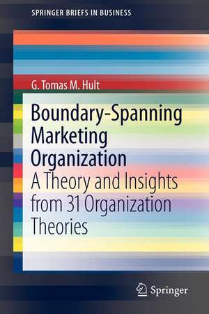 Boundary-Spanning Marketing Organization: A Theory and Insights from 31 Organization Theories de G. Tomas M. Hult