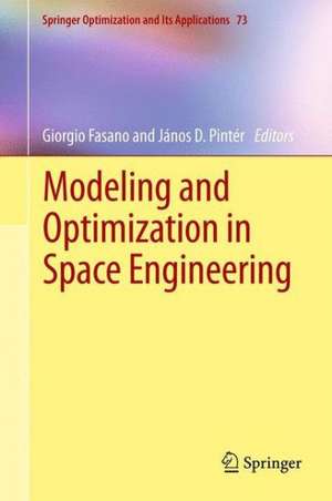 Modeling and Optimization in Space Engineering de Giorgio Fasano