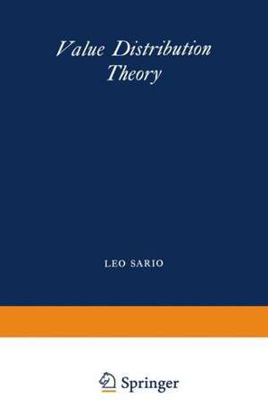 Value Distribution Theory de T. Kuroda